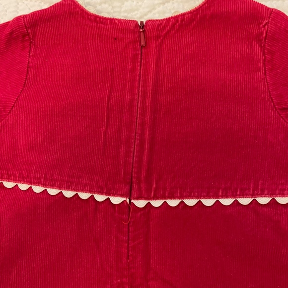 Hanna Andersson Red Corduroy Snowflake Dress - Picture 6 of 12